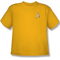 Star Trek TV Series Captain Kirk Command Uniform Little Boys T-Shirt Tee