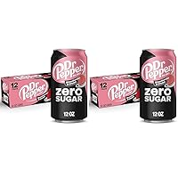 Zero Strawberries and Cream Soda, 12 fl. oz. Cans, 12 Pack (Pack of 2)