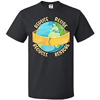 inktastic Reduce Reuse Recycle Restore Earth Day T-Shirt