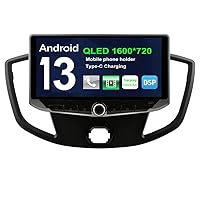10.88 inch QLED Carplay Car Stereo for Ford Transit 2015 2016 2017 2018 Android 12 Head Unit GPS Radio Navi BT SWC 2+32GB Phone Holder Type C