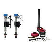 Fluidmaster 400H-5003 Performax Universal Toilet Fill Valve with Tank and Bowl Water Control 2-Pack & 507AK PerforMAX Universal High Performance 2-Inch Toilet Flush Valve Repair Kit