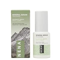 NENA Glacial Mineral Extract Serum with 60 Minerals and Rare Elements | Provides Anti-Ageing Benefits and Restores Skin Elasticity, Nourish and Radiates With Hyaluronic Acid and Vitamin C & E, 30ml