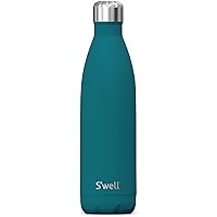 S'well Stainless Steel Water Bottle, 25oz, Peacock Blue, Triple Layered Vacuum Insulated Containers Keeps Drinks Cold for 48 Hours and Hot for 24, BPA Free, Perfect for On the Go