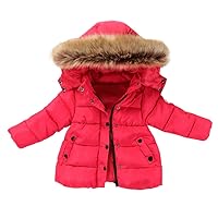 Toddler Little Kid Boys Down Jacket Winter Jacket Hooded Thickened Warm Snowsuit Coat Parka Outerwear 3-7T