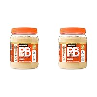 PBfit All-Natural Peanut Butter Powder, Powdered Peanut Spread From Real Roasted Pressed Peanuts, 8g of Protein 8% DV, 30 Ounce (Pack of 2)