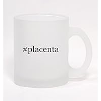 #placenta - Hashtag Frosted Glass Coffee Mug 10oz