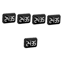 BESTOYARD 5pcs Alarm Clock Cooking Countdown Timer Large Countdown Timer Mechanical Kitchen Timer Digital Baking Timer Digital Cooking Kitchen Timer Oven Timer Abs Liquid Crystal Student