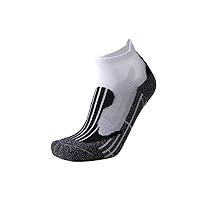 3 Pairs Black Gray Breathable Ankle Run Sock Size Regular #MNBP