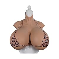 Silicone Breast Silicone Filled B Cup Artificial Breast Enhancer Prosthesis Breasts Forms Artificial Breast Breast Silicone for Transgender Mastectomy 1 Tan