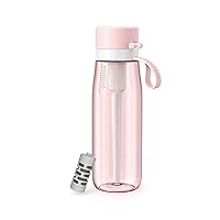 PHILIPS Filtered Water Bottle 22 Oz/36 Oz with Philips GoZero Everyday Water Filter, BPA-Free Tritan Plastic, Purify Tap Water Into Healthy Drinking Tasting Water