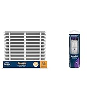 AprilAire 210 Replacement Filter for AprilAire Whole House Air Purifiers - MERV 11, Clean Air & Dust & everydrop by Whirlpool Ice and Water Refrigerator Filter 1, EDR1RXD1, Single-Pack, Purple