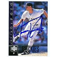 Jerry Dipoto autographed Baseball Card (Colorado Rockies) 1998 Upper Deck #351 - Autographed Baseball Cards