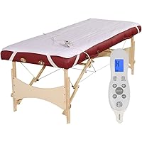Deluxe Electric Warmer Pad for Massage Tables - Digital Heat Control, Auto Shut-Off, Fits 73” x 32” Tables