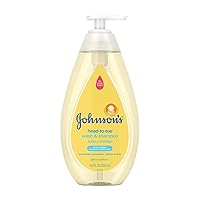 Johnsons Baby Head-To-Toe Wash & Shampoo 16.9 Ounce Pump (500ml) (2 Pack) Johnsons Baby Head-To-Toe Wash & Shampoo 16.9 Ounce Pump (500ml) (2 Pack)