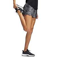 adidas Womens Pacer Side-Striped Shorts,Black Multi,Medium