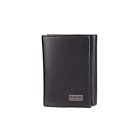 KENNETH COLE Men's Wallet-RFID Leather Slim Trifold with Id Window and Card Slots