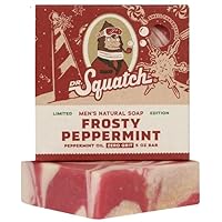 Limited Edition Bars (Frosty Peppermint), 5 ounces Dr. Squatch Limited Edition Bars (Frosty Peppermint), 5 ounces