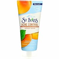 St. Ives Naturally Clear Apricot Scrub, Blemish Control 6 oz (Pack of 2)