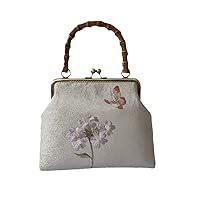 Vintage Designer Bag Embroidery Butterfly Flower Bags Chain Women Shoulder Crossbody Bags Women's Handbags Purses
