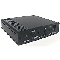 All-in-1 RGB CGA EGA VGA Component YCbCr Video to VGA 1980x1080 Video Scaler Converter