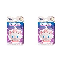 Lip Smacker Disney The Aristocats Marie Emoji Flip Flavored Lip Balm, Key Lime Flavor, Clear, For Kids (Pack of 2)
