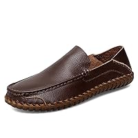 Men's Loafers Loafer Flats Shoes Driving Handmade Slip On Low-top Spring for Male Casual Leisure Formal Cow Leather Spring