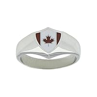 LDS Canada Flag Ring