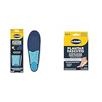 Dr. Scholl’s® Plantar Fasciitis Pain Relief Orthotic Insoles, Immediately Relieves Pain & Plantar Fasciitis Pain Patches with Hydrogel Flexible Technology, 8 Ct