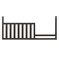 Manchester Crib to Toddler Bed Guard Rail Conversion Kit, Smooth Black Iron Finish, GreenGuard Gold Certified