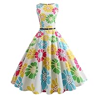 Butterfly Summer Dress Women Floral Dresses Party Sleeveless Casual