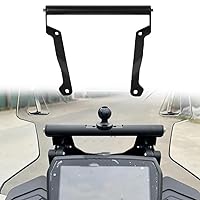 22MM DSX 525 DS X Motorcycle Phone Navigation Bracket Front Bar GPS Windshield Mount Stand Competible with V-O-G-E Valico 525DSX DS525X, CZ-2722-BLK