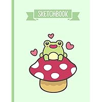 Kawaii Frog Sketchbook: Blank Paper for Drawing | Large Sketch Pad for Kids | Frog Sketching and Drawing Notebook | 8.5”x11” 110 Pages Sketchbook Kawaii Frog Sketchbook: Blank Paper for Drawing | Large Sketch Pad for Kids | Frog Sketching and Drawing Notebook | 8.5”x11” 110 Pages Sketchbook Paperback