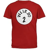 Old Glory Halloween Weirdo 2 Two Red Youth T-Shirt - Youth Medium