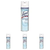 Lysol Professional Disinfectant Spray, Crisp Linen, 19oz (Pack of 4)