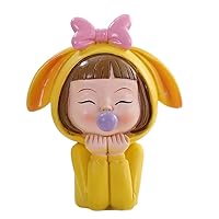 1pc Girl Doll Decoration Figurines for Outdoors Kids Decor Princess Decorations Bookshelf Outdoor Ornaments Lady Figurine Statue Cake Decor for Kids Cake Picks Kids Cake Ornaments