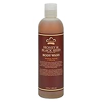 Body Wash, Honey and Black Seed, 13 Fluid Ounce