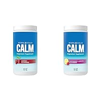 Natural Vitality Calm, Magnesium Citrate Supplement, Anti-Stress Drink Mix Powder, Gluten Free & Calm, Magnesium Citrate Supplement, Anti-Stress Drink Mix Powder, Gluten Free