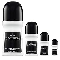 Black Suede Roll-on Anti-perspirant Deodorant Bonus Size 2.6 oz (4-Pack)