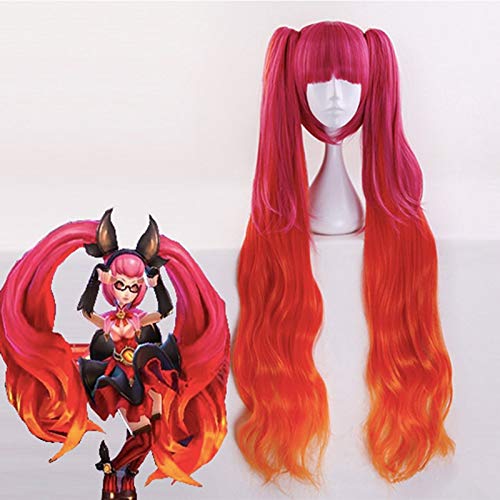 Game Arena of Valor Cosplay Wigs Angela Cosplay Wig Heat Resistant Synthetic Wig Halloween Carnival Party Women Cosplay Wig