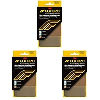 Futuro Ultra Sheer Knee Highs for Women, Nude, 71060EN, Medium, Moderate (15-20 mm/Hg) (Pack of 3)