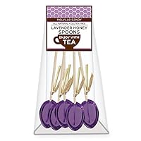 Lavander Honey Spoons [For Tea Lovers] Gluten-Free 5 Count