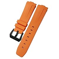 24mm Rubber Silicone For Panerai Strap Arc Curved Interface pam441 111 312 359 438 320 Watchband Men Sports Bracelet Accessories