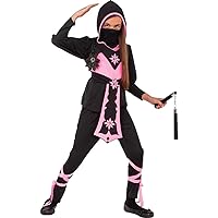 Rubie's Child's Pink Crystal Ninja Costume As Shown, Large