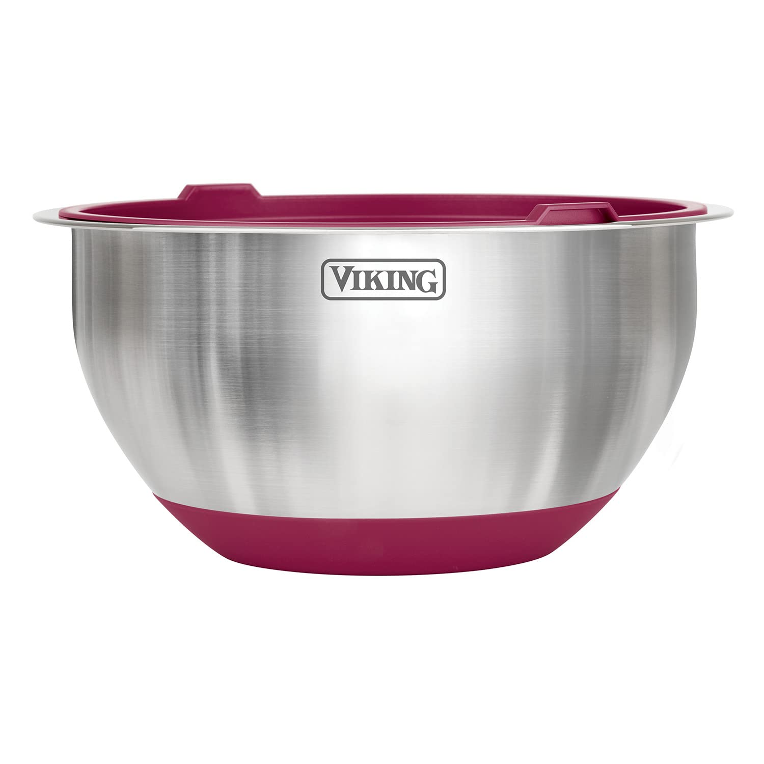 Viking Culinary 10-Piece Stainless Steel Bowl Set, Red (40015-9990RPLT1)