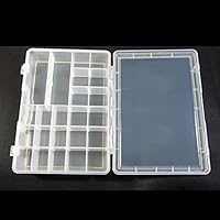 10 PCS Arts Crafts Sewing Organization Storage Transport Boxes Organizers Clear Beads Tackle Box Case D0464