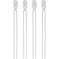 Rösle Kabob, Set of 4 Grill Skewers, One Size, Silver
