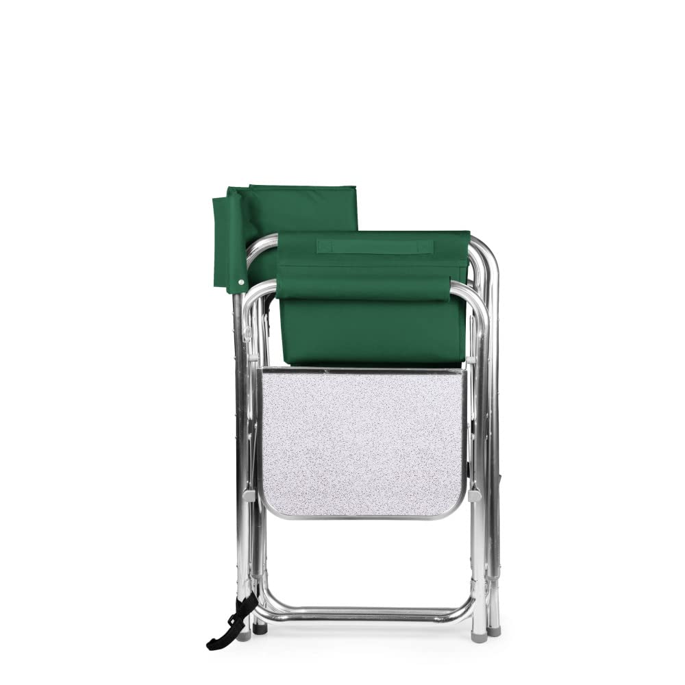 ONIVA - a Picnic Time brand - Sports Chair with Side Table, Beach Chair, Camp Chair for Adults, (Hunter Green)