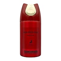 ALHAMBRA NARISSA DEODORANT BODY SPRAY - 250ML | EXTRA LONG LASTING PERFUMED SPRAY | LUXURY FRAGRANCE SCENT | PREMIUM IMPORTED FRAGRANCE SCENT FOR MEN AND WOMEN (Pack of 1)