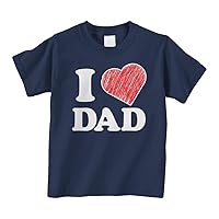 Threadrock Little Boys' I Love Dad Infant/Toddler T-Shirt