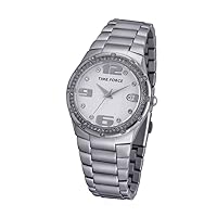 Time Force Womens Analogue Quartz Watch with Stainless Steel Strap TF3371L02M